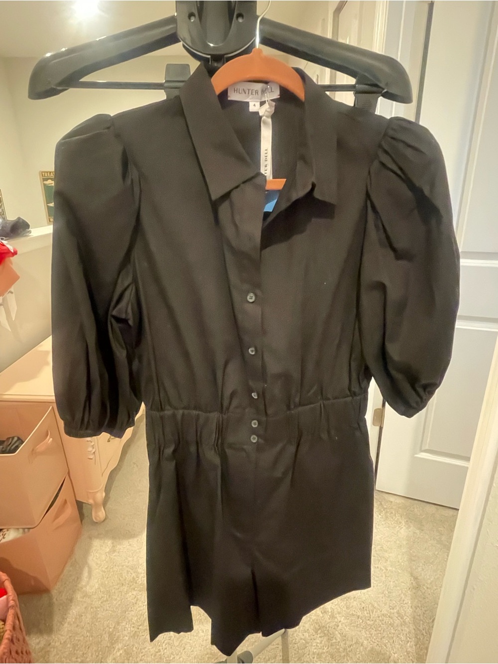 HUNTER BELL Pia Black Romper